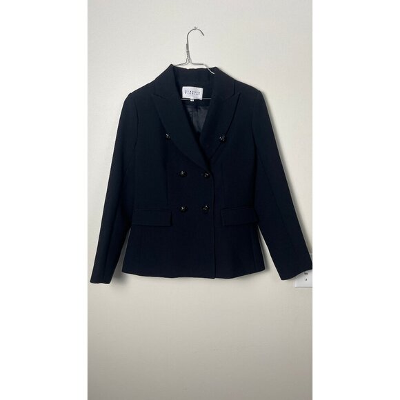 CLAUDE PIERLOT Jackets & Blazers - CLAUDIE PEIRLOT STRUCTURED BLACK JACKET 36 4/6